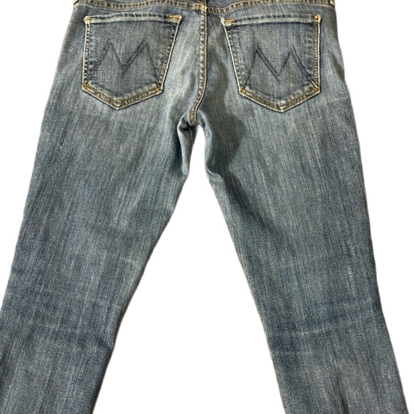 MOTHER Skinny Blue Denim Jeans -size 26 - Picture 3 of 16
